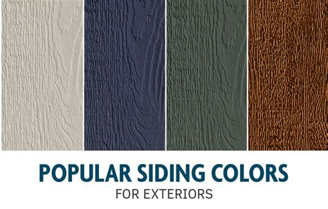 Popular Siding Colors for Exteriors Diamond Kote® Siding System