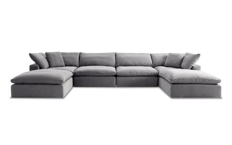 Dream Gray Modular 6 Piece Sectional | Bobs.com