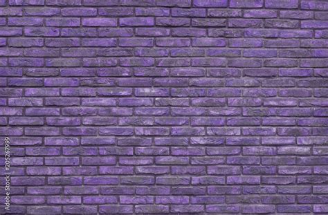 Purple brick wall background, wallpaper. Purple bricks pattern, texture. Stock Photo | Adobe Stock