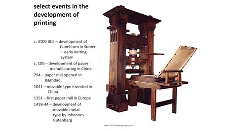 Johannes Gutenberg Movable Printing Press