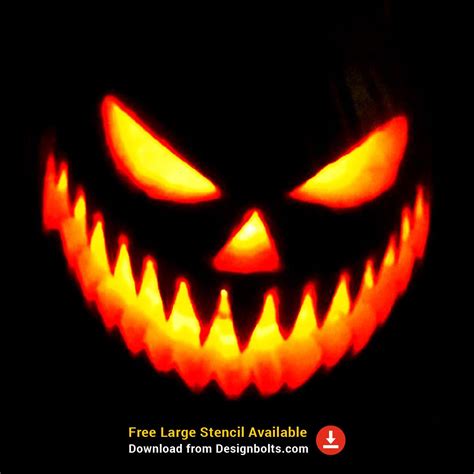 Scary Pumpkin Faces Easy - Clashing Pride