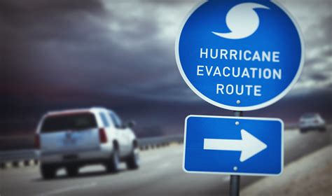 Hurricane Evacuation Sign