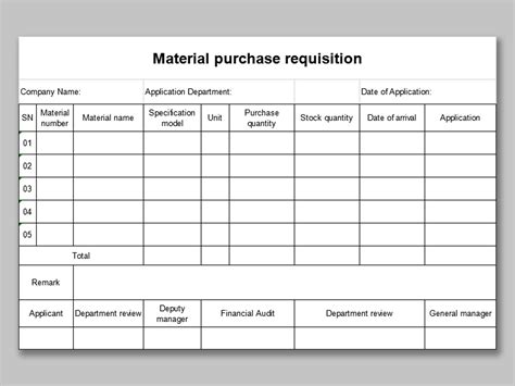 Purchase Requisition Template Excel Doctemplates - Bank2home.com