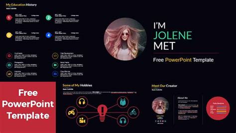 FREE Professional About me PowerPoint Templates | Download Now