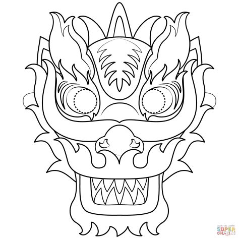 Free Printable Chinese Dragon Templates Chinese Dragon Mask Templates | Images and Photos finder