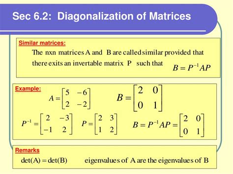 PPT - Diagonal Matrix: PowerPoint Presentation, free download - ID:5424371