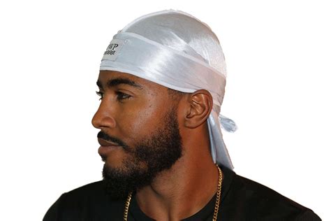 Silky 3WP Durag (White) – 360WaveProcess