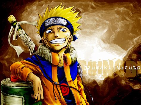 HD Wallpaper of Naruto Uzumaki - The Spirited Ninja