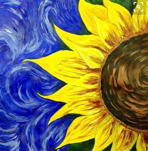 Sunflower Canvas Paintings Easy - SUNFLOWER