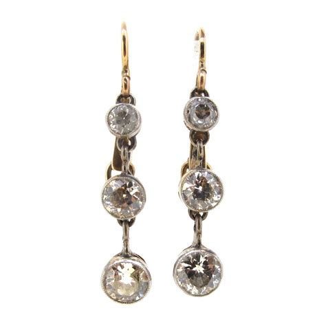 Antique Diamond Drop Earrings | A.R. Ullmann