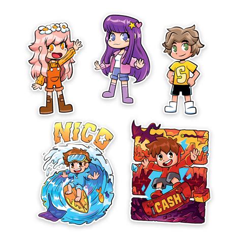 Cash & Nico’s Sticker Variety Pack! – Cash&Nico