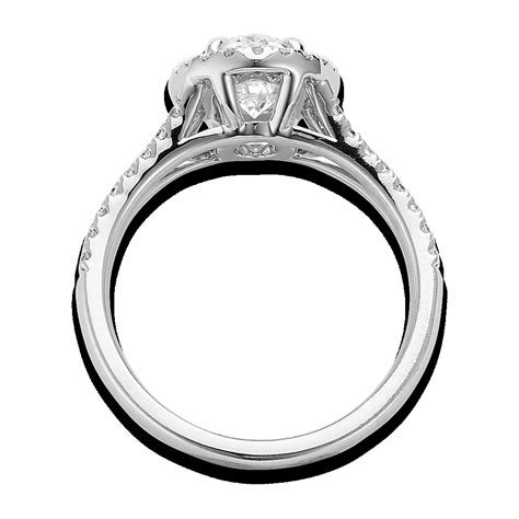 Oval 2ct Lab-Grown Diamond Halo Ring | Shane Co.