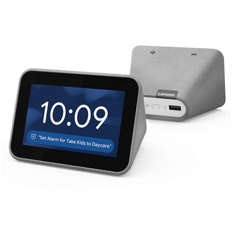 Lenovo Smart Clock with the Google Assistant ZA4R0002US B&H