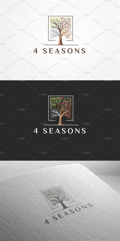 Four Seasons Logo Template | Logo templates, Templates, ? logo