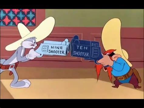 Yosemite Sam vs. Bugs Bunny arms race (starts 0:43) : funny