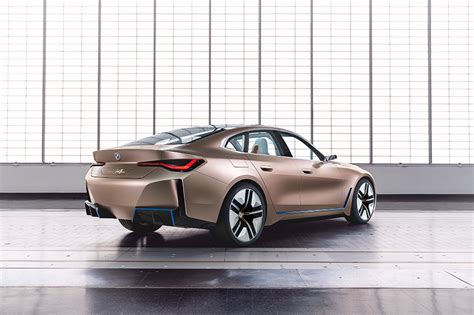 pure-electric BMW concept i4 shapes sporty yet sustainable gran coupe