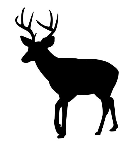 Silhouette Deer Free DXF File Free Download - DXF Patterns