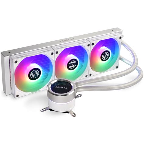 Buy Lian Li Galahad 360mm AIO CPU Cooler Silver [GALAHAD-360-SILVER] | PC Case Gear Australia