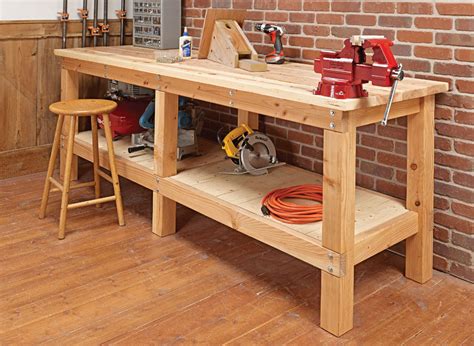 Woodsmith Heavy-Duty Plank Workbench Plans | Wilker Do's