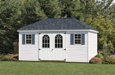 Hip Roof Storage Shed | Backyard Storage Sheds | Hip Roof Designs