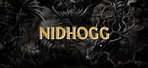 Norse Mythology Nidhogg - Norse Spirit