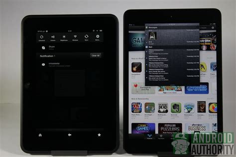 Apple iPad mini vs Amazon Kindle Fire HD