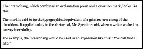 The Interrobang, Symbol of WTF Culture - The Atlantic