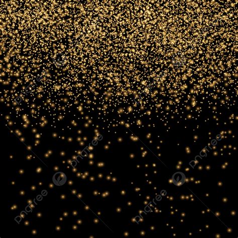 Gold Glitter Texture Vector Art PNG, Gold Glitter Texture On Black Background, Golden, Glitter ...