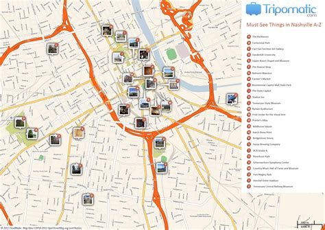 Map Of Broadway Street Nashville Tn - College Map