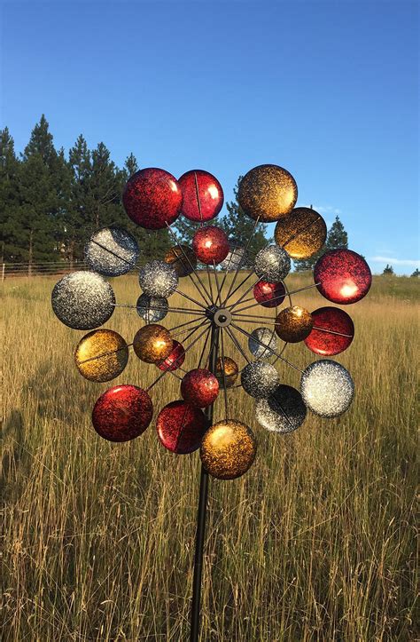 Amazon.com : Jumbo Modern Art Kinetic Quadruple Wind Sculpture Spinner : Patio, Lawn & Garden ...