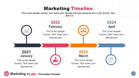 Marketing Plan Timeline Template - SlideModel