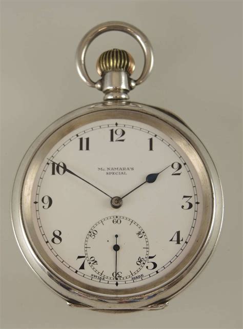 English silver antique pocket watch c1912 in Antique Pocket Watches