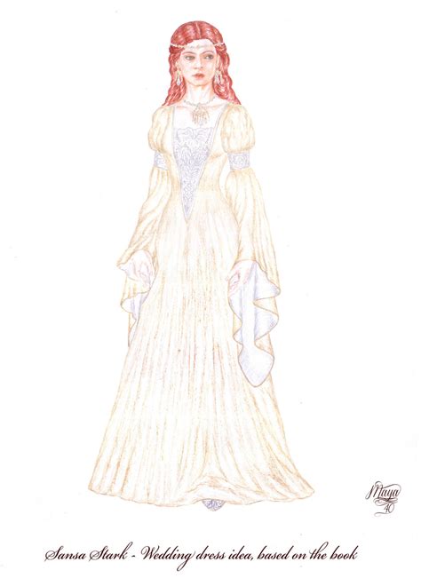 ASOIAF paperdolls - Sansa Stark - Wedding dress1 by maya40 on DeviantArt