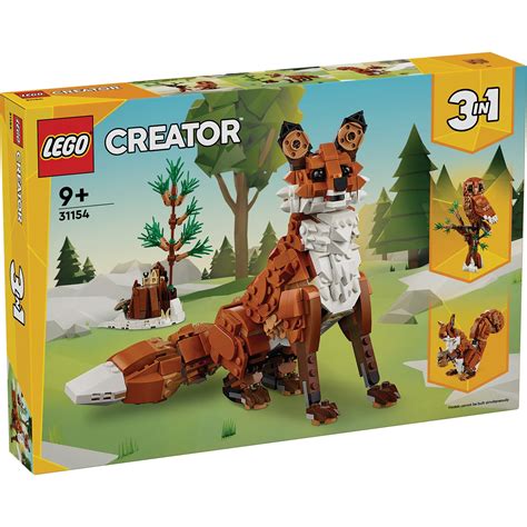 LEGO® Creator 3-in-1 Forest Animals: Red Fox – AG LEGO® Certified Stores