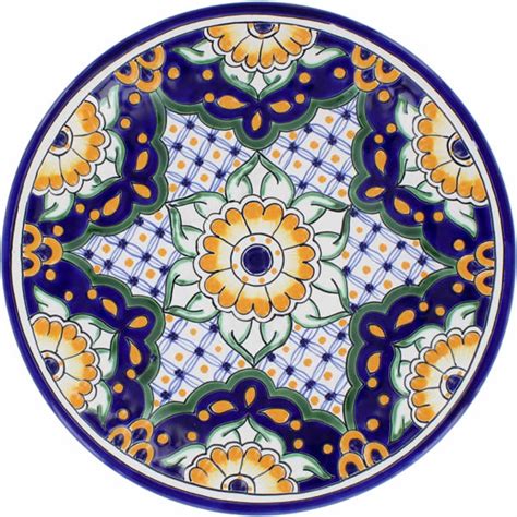 Mexican Tile - N.6 - Talavera Ceramic Plate