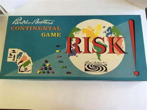 Risk! Vintage Board Game Parker Brothers 1959 With Original Box Board | What's it worth