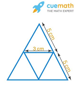 Draw the net of triangular pyramid with base as equilateral triangle of side 3 cm and slant ...