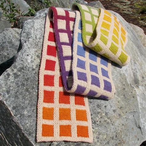 6 Double Knit Scarf Patterns - The Funky Stitch