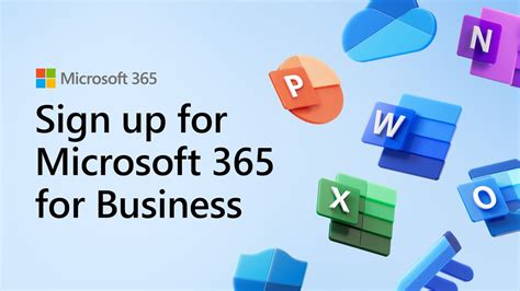 Sign up for Microsoft 365 for business - YouTube