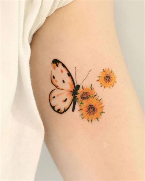 14 Feminine Sunflower Tattoo Designs – Best Tattoo Zone