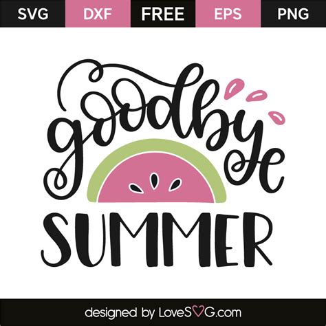 Goodbye summer | Lovesvg.com