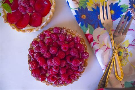 Raspberry Tart with Ricotta Pastry Cream – Gluten Free - A Zest for Life