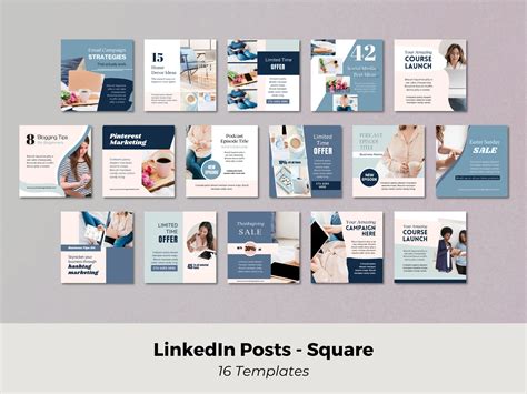 Canva Linkedin Post Templates Bundle Linkedin Marketing - Etsy Australia