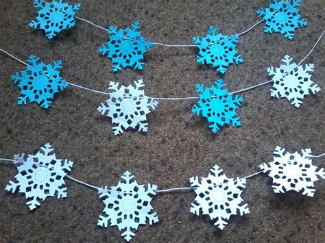 How to Make Paper Snowflake Garland | eBay