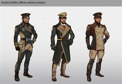 Fallout 76 Enclave Officer Uniform Concept Art by Katya Gudkina : ImaginaryFallout