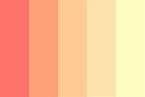 red orange yellow Color Palette