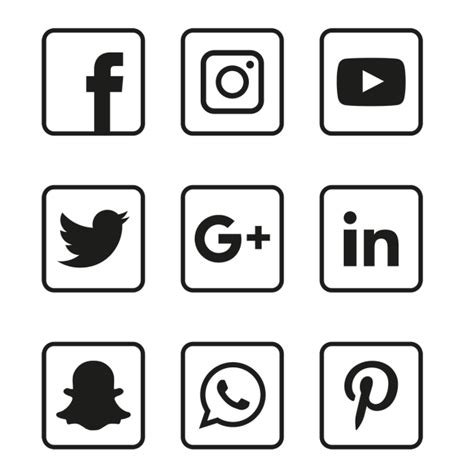 White Social Media Icon Png at Vectorified.com | Collection of White Social Media Icon Png free ...