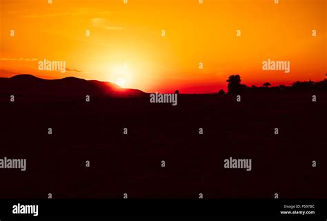 Morning sunrise over the Maasai Mara Stock Photo - Alamy