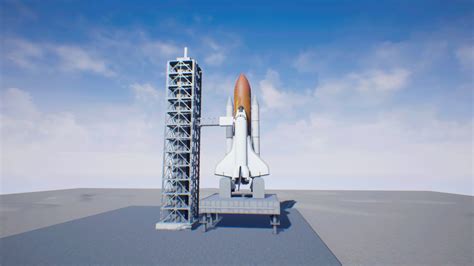 Space shuttle - modular rocket in Props - UE Marketplace