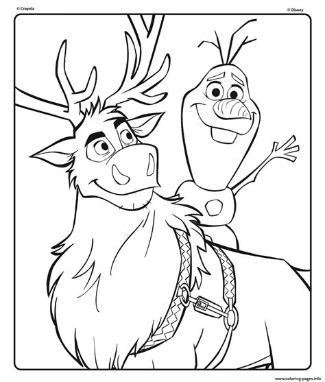 Frozen Coloring Page Olaf And Sven Photo Fanpop Page | The Best Porn Website